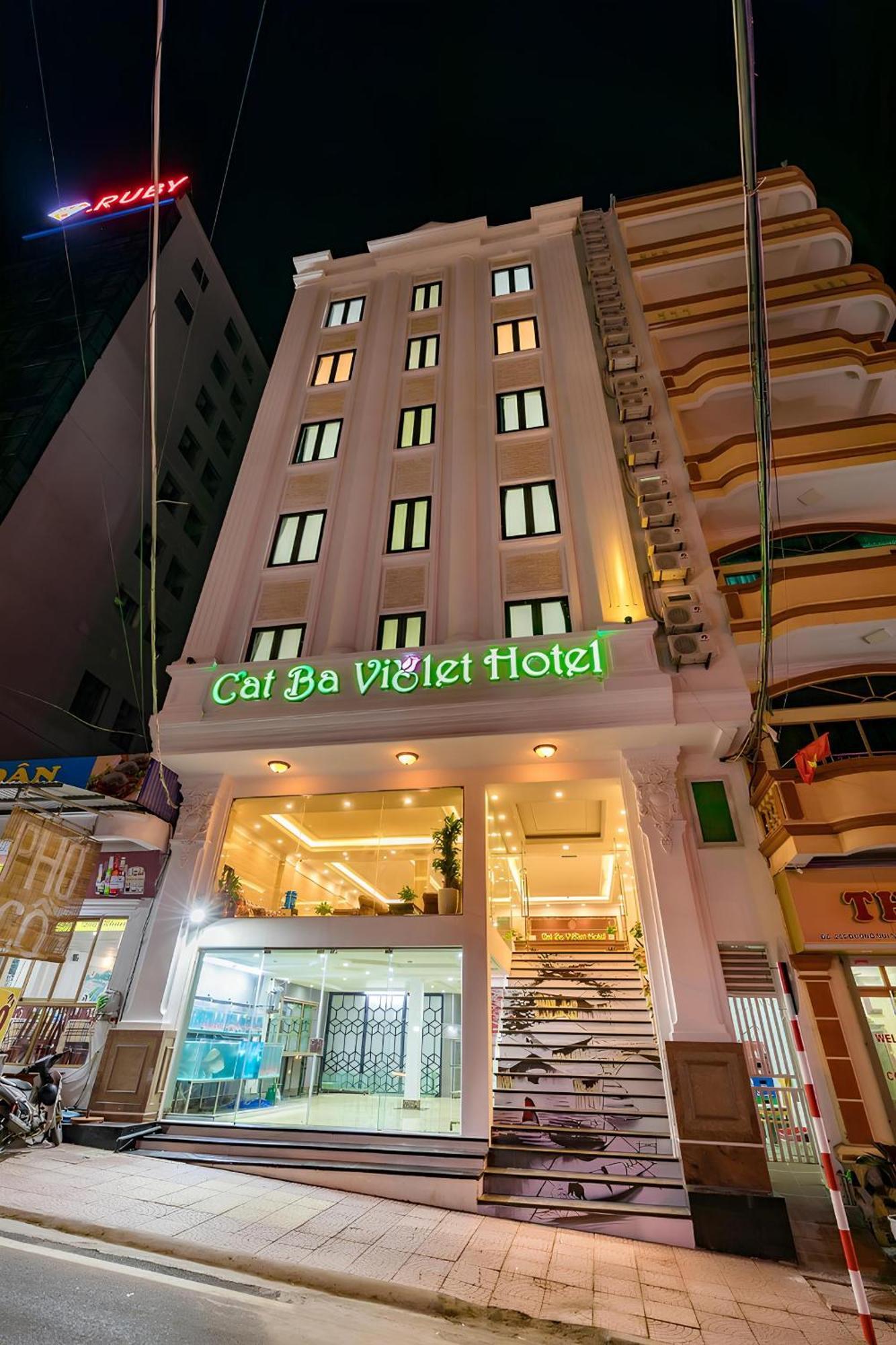 Cat Ba Violet Hotel Chan Chau Exterior photo